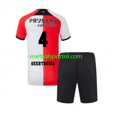 Feyenoord Rotterdam Lutsharel Geertruida 4 Kind Thuis Tenue 2024-25